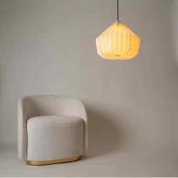 FIG Living Off-White Paper Canvas Pendant Lamp image 3