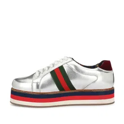 Eego Italy Men's Silver Casual Sneakers image 3