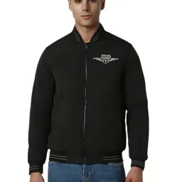 Van Heusen Black Cotton Regular Fit Jackets-image-43
