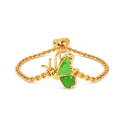 Kisna Diamond & Gold Jewellery 14k Pure Gold Andromeda Ring for Women-picture-33