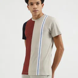 United Colors Of Benetton Multicolored Pure Cotton Regular Fit Striped T-Shirts image 3