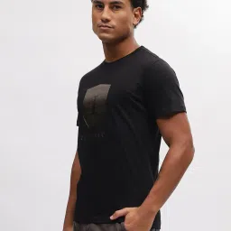 Iconic Men Typography Regular Fit Cotton T-shirt image 3