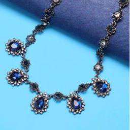 SOHI Crystal Grace Collar Necklace For Women-picture-46