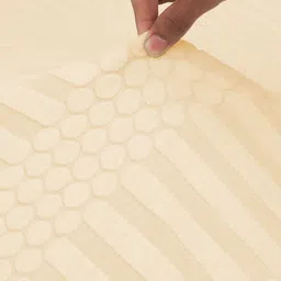 Lukzer Yellow Printed Polyester 1 Piece Sofa Cover With Arms image 5