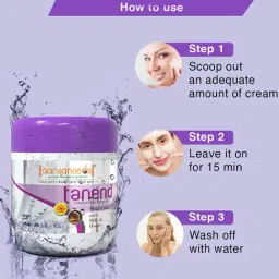 Aryanveda Tanend Bleach Cream - 450 ml image 4