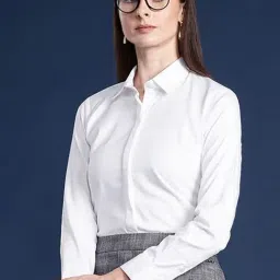 Hancock White Regular Fit Shirt-image-47