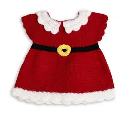 Tintin Red Wool Jumper Dress image 4