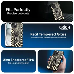 QRIOH Abstract Printed iPhone 13 Pro Back Case Mobile Accessories-picture-23