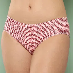 Leading Lady Pack Of 3 Printed Mid Rise Hipster Brief image 3