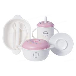 FunBlast Donut Theme Tableware Set for Toddlers - Pink-picture-48