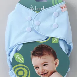 Bumberry Diaper Cover Baby Blue With 1 Free Wet Insert-picture-26
