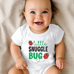 Lillypupp Infants Boys Typography Printed Bodysuit image 2