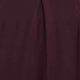 Chuppan Chupai     Puff Sleeves Solid  Top - Wine image 5