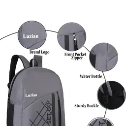 Luzian Men Typography Backpack image 2