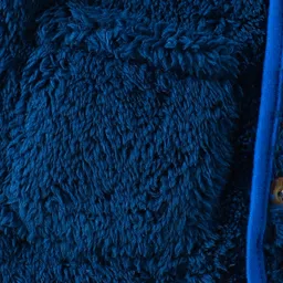 Kookie Kids Full Sleeves Front Open Solid Color Winter Wear Night Suit - Navy Blue image 5