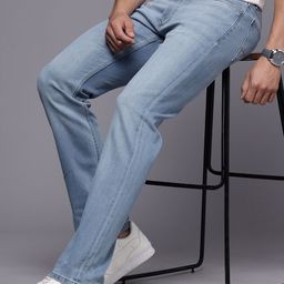 Louis Philippe Jeans Men Regular Fit Mid-Rise Light Fade Stretchable Jeans-picture-10