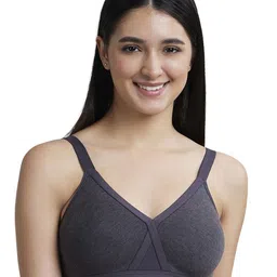 SALIENT BRA & PANTIES Bra Full Coverage Non-Padded Cotton Non-Wired & Wide Bottom Band-picture-40