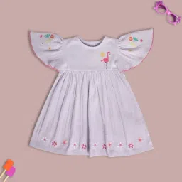 MINIKLUB Multi Baby Girls Short Sleeve Dress-image-0