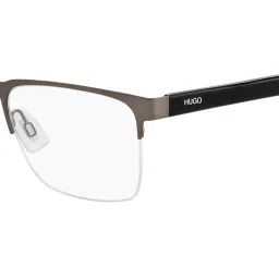 Hugo Brown Rectangular Eye Frame for Men image 3