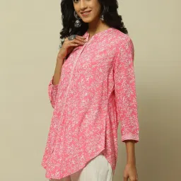 Rangriti Pink Printed Tunic image 3