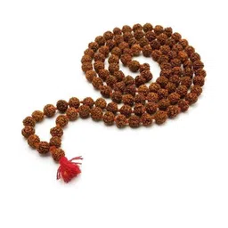 Divine souvenirs Unisex Rudraksha Beaded Statement Chain-picture-35