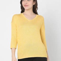 Vero Moda Mustard Printed Pullover-picture-13