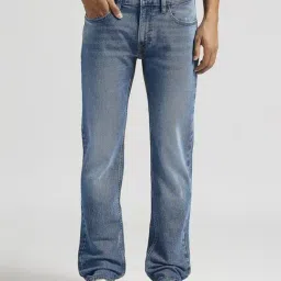Pepe Jeans Light Indigo Blue Cotton Regular Fit Jeans-image-59