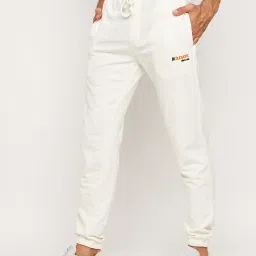 Club York Off White Regular Fit Texture Joggers image 3