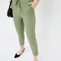 Code by Lifestyle Olive Regular Fit Mid Rise Pants-picture-39