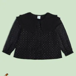 MINIKLUB Kids Black Printed Full Sleeves Top-picture-11