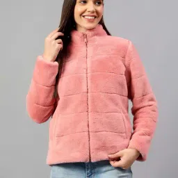 Cantabil Pink Wool Regular Fit Jacket-picture-30