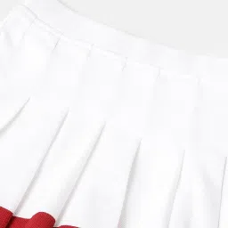 United Colors of Benetton Girls White Cotton Skirts image 3
