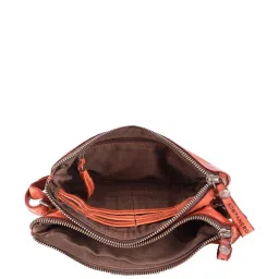 KOMPANERO Diana Tan Textured Sling Handbag image 3