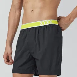 XYXX Dark Grey IntelliEaze Super Combed Cotton Boxers image 3