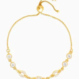 GIVA 925 Sterling Silver Golden Bracelet for Women-image-14