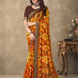 Panzora Geometric Printed Saree-picture-30