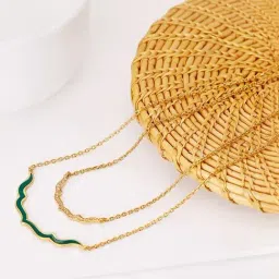 GIVA 925 Sterling Silver Golden Necklaces for Women-image-39