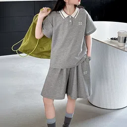 LULU & SKY Girls T-shirt with Shorts image 5