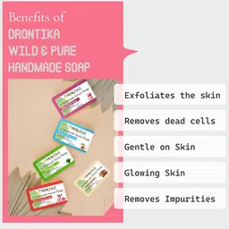 DRONTIKA Set Of 4 Herbal Aloevera Soaps - 125 g Each image 2