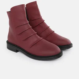 The Roadster Life Co. Women Solid Mid-Top Boots-picture-26