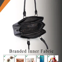 ADISA Women Solid Structured Shoulder Bag image 2