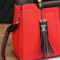 StyleCast Women Textured Structured Two Handles Handheld Bag image 2