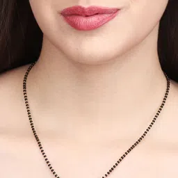 AanyaCentric Gold-Plated Artificial Stones Mangalsutra image 4