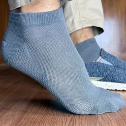 The Tie Hub Pack Of 3 Cotton Ankle Length Socks image 4