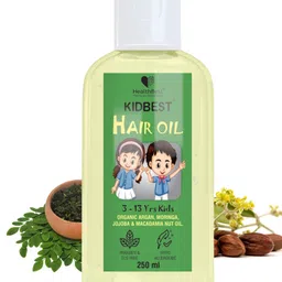 HealthBest Kidbest Organic Argan Moringa Jojoba & Macadamia Nut  Hair Oil - 250 ml-picture-31
