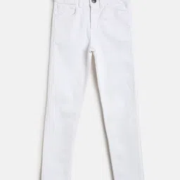 Tales & Stories Skinny Fit Solid Jeans - White-picture-17