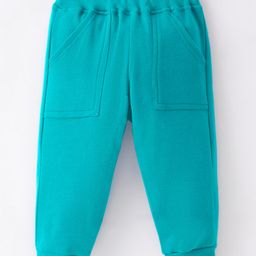 Zero Interlock Knit Full Length Solid Colour Lounge Pant - Green-picture-19