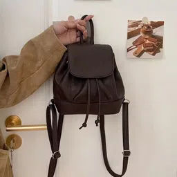 StyleCast x Revolte Women Solid Small Backpack image 5