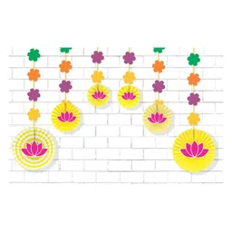 Untumble Vinayagar Chaturthi Decoration Items for Simple House Decoration - Pack of 14 image 5