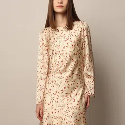 ONLY Floral Print Satin Fit & Flare Mini Dress-picture-15